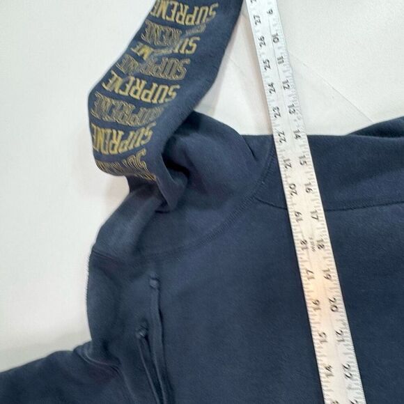 Supreme Arc Hoodie Mens Medium Blue Long-Sleeve Drawstrings Pullover Spellout - Picture 2 of 10